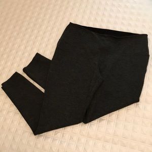 Gray Thick Waistband Leggings